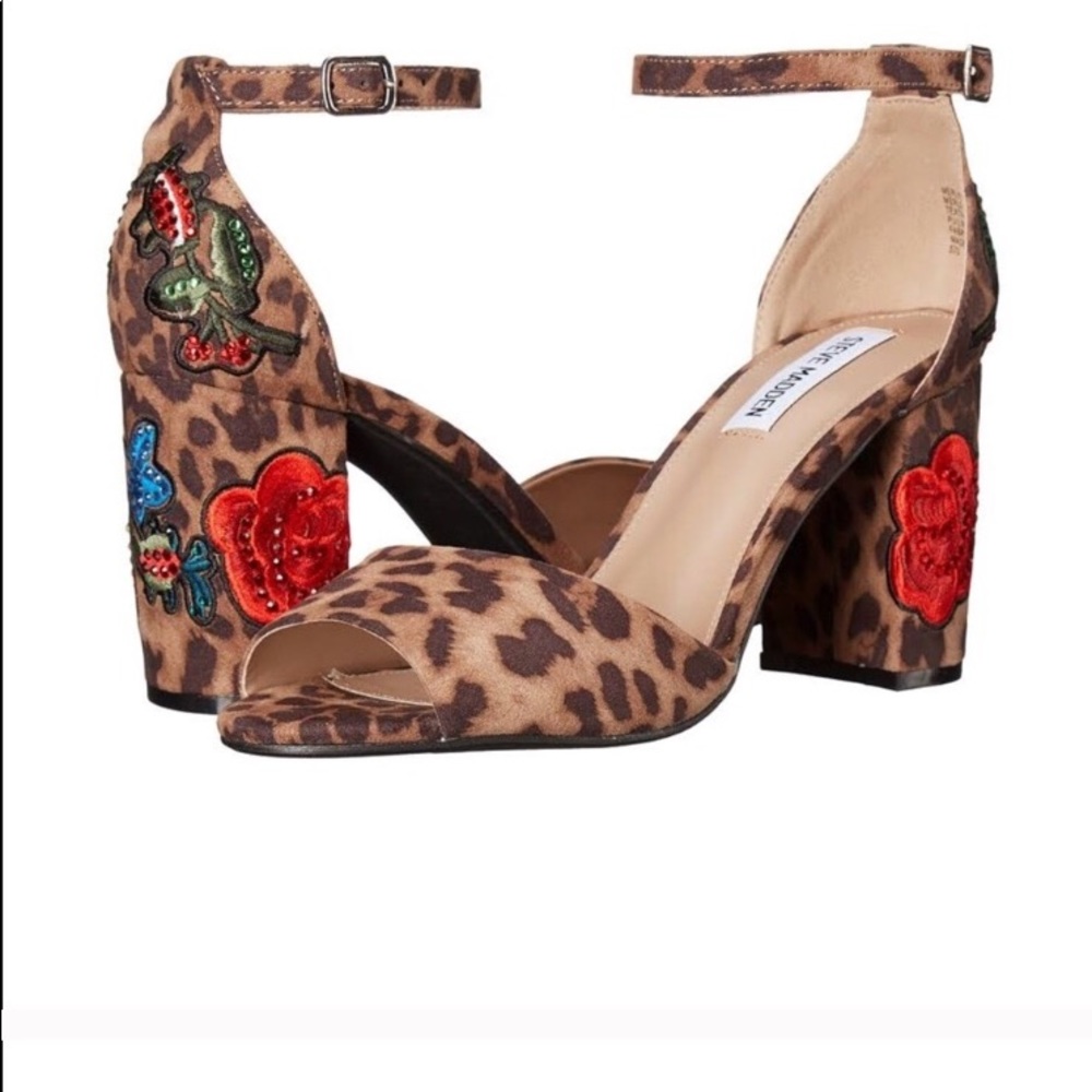 NEW Steve Madden Merlys Leopard Print Heels 8.5